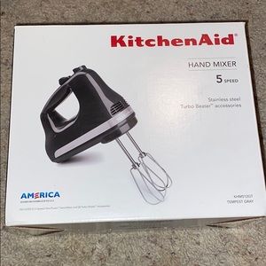 Black KitchenAid Hand Mixer